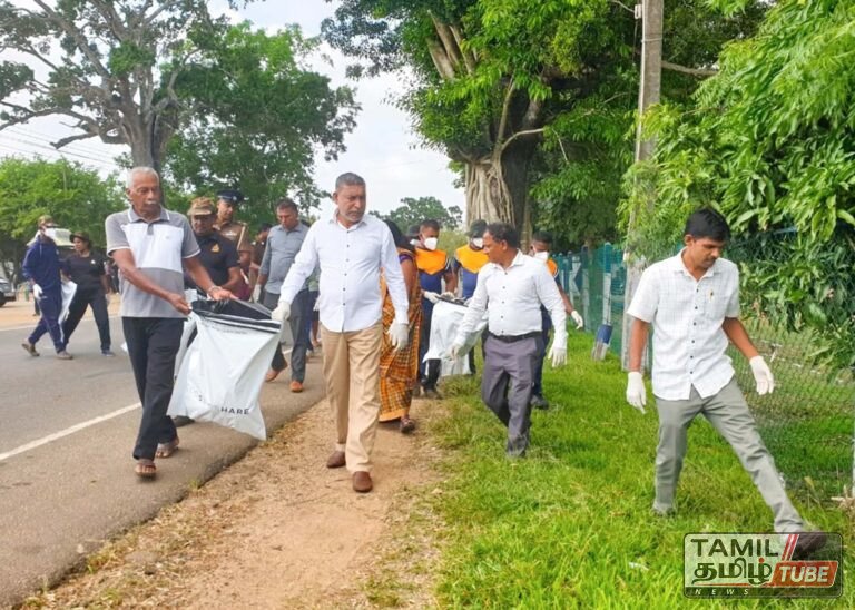 தேசிய டெங்கு ஒழிப்பு வாரத்திற்கு அமைவாக வவுனியாவில் விசேட சிரமதான பணிகள் ஆரம்பம்