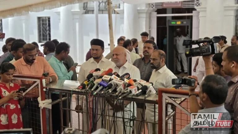 தமிழக அமைச்சர் ஷாஜஹானுடன் ரவூப் ஹக்கீம் சந்திப்பு; விரைவில் முதல்வர் விஜய் உடன் கூட்டுச் சந்திப்பு!