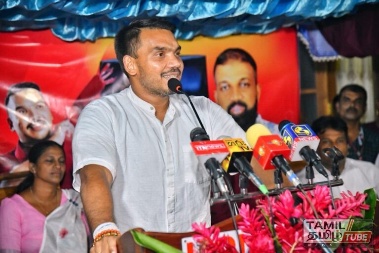 “இராணுவ வீரர்கள் பெற்ற பதக்கங்களை ‘இரும்புத் துண்டுகள்’ எனக் கூறுவது வெட்கக்கேடானது!” – மாத்தறையில் நாமல் ராஜபக்ஷ காட்டம்