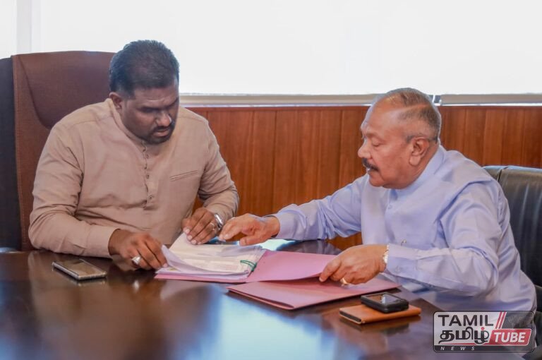 மலையகத்தின் அபிவிருத்தி நடவடிக்கைகள் தொடர்பில் பிரதி அமைச்சர் சுந்தரலிங்கம் பிரதீப் அவர்களுடன் பாராளுமன்ற உறுப்பினர் ராதாகிருஷ்ணன் கலந்துரையாடல்