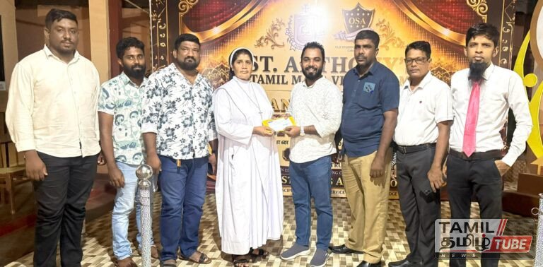 கொழும்பு மகாவத்த புனித அந்தோனியார் தமிழ் மகா வித்தியாலயத்திற்கு ரூ.3 இலட்சம் நிதியுதவி