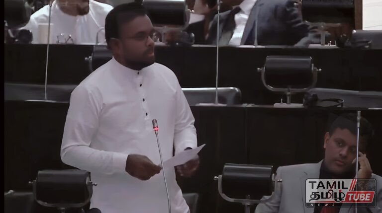 பாராளுமன்றத்தில் பெரும் அமளிதுமளி: “அர்ச்சுனாவிற்கு மருந்து எடுத்துக்கொண்டு வரச் சொல்லுங்கள்” – பாராளுமன்ற உறுப்பினர் அசித நிரோஷண காரசார உரை!