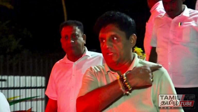 ஐக்கிய மக்கள் சக்தியின் செயற்குழு கூட்டம்: ஊடகவியலாளர்களின் கேள்விகளைத் தவிர்த்துச் சென்றார் எதிர்க்கட்சித் தலைவர்!