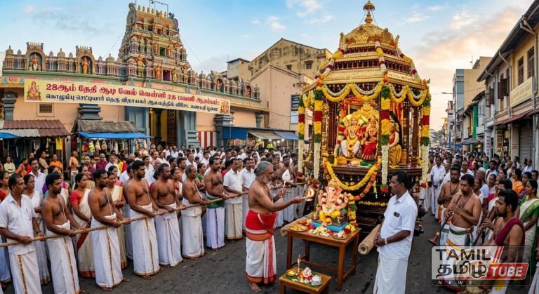 28ஆம் தேதி ஆடி வேல் வெள்ளி ரத பவனி ஆரம்பம்: கொழும்பு செட்டியார் தெரு விநாயகர் ஆலயத்தில் விசேட கணபதி பூஜை!