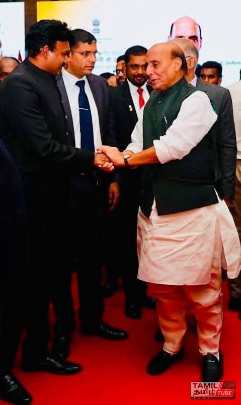 இந்திய பாதுகாப்பு அமைச்சரை சந்தித்த செந்தில் தொண்டமான்!