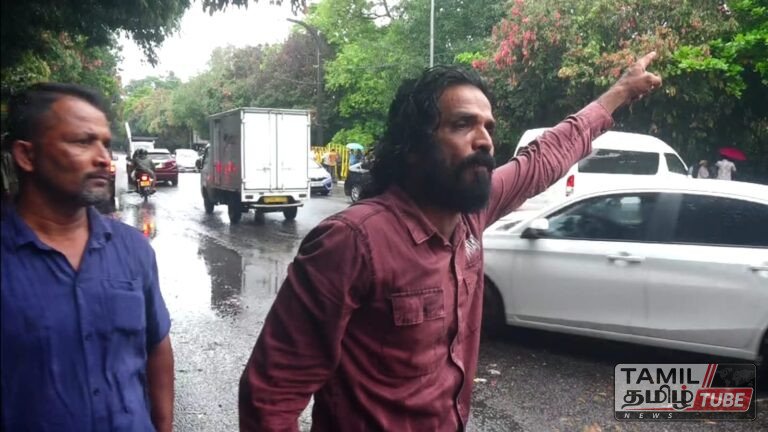 நாடாளுமன்ற நுழைவாயிலில் பதற்றம்: ‘எஸ்.ஜே.பி மக்களை ஏமாற்றிவிட்டது’ என விவசாய அமைப்பாளர் சாணக்க பண்டார சாடல்..!